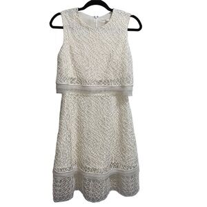 Jonathan Simkhai White Lace Mini Dress